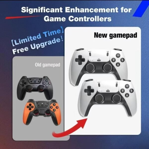 Wireless Game Console with HDMI Output – Includes 2 Controllers & Accessories - Image 4